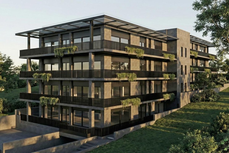 Poslovni objekat KaÄaniÄka ā eksterijer / 3D vizualizacija: Kiparh