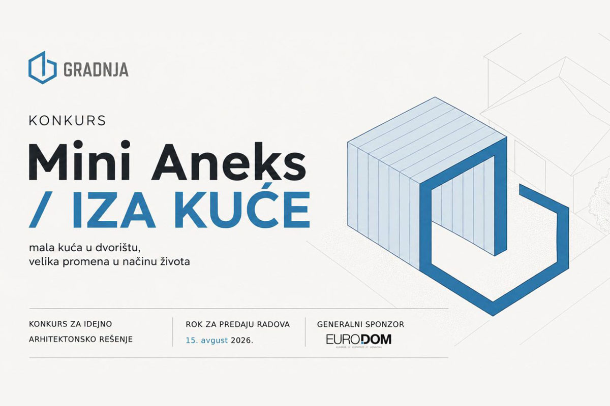 Gradnja raspisuje regionalni konkurs „Mini Aneks / IZA kuće“ / foto: gradnja.rs