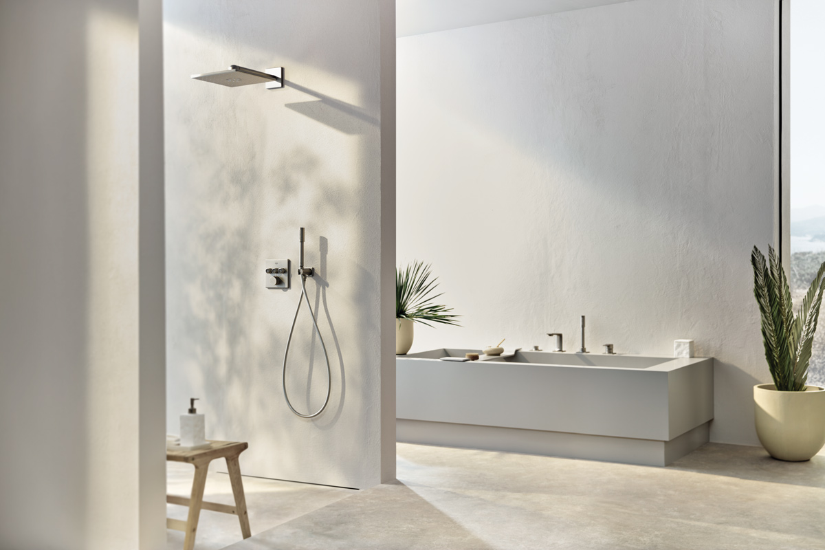 GROHE Allure Satin Steel nova završna boja GROHE SPA kolekcije / foto: GROHE