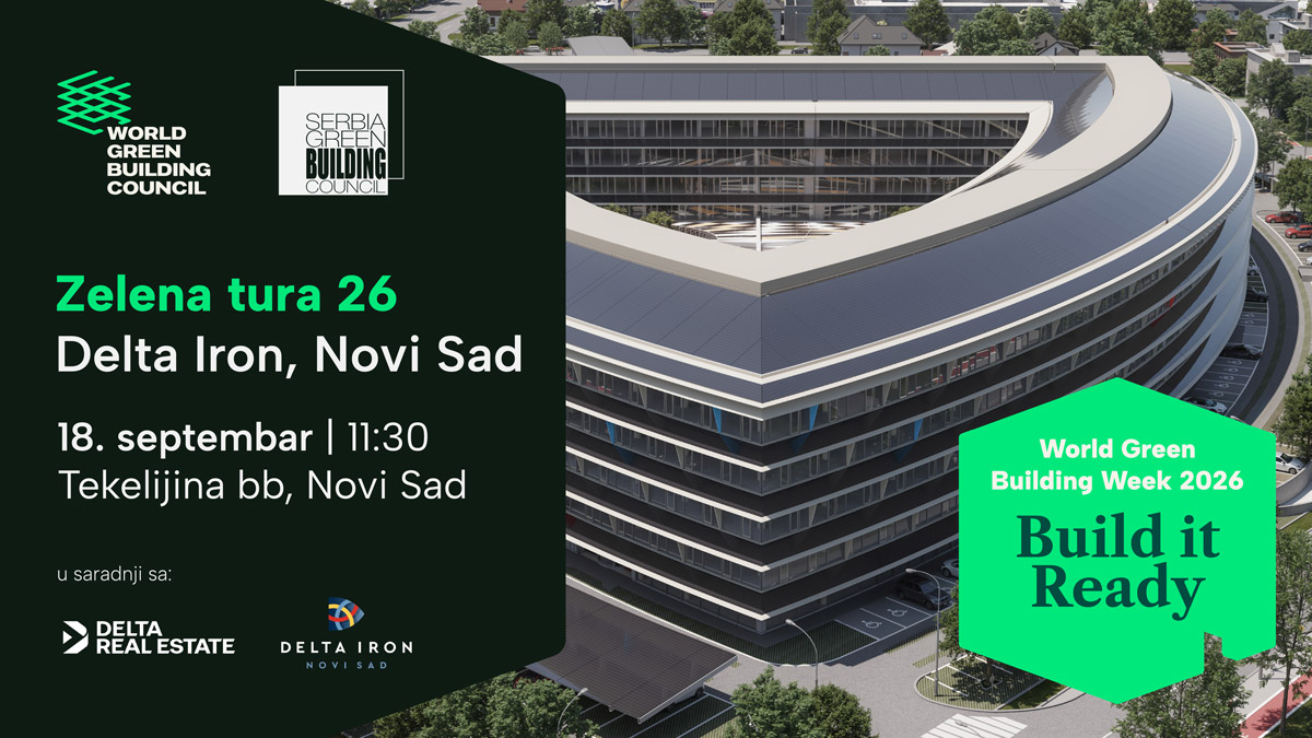 Zelena tura 26: Delta Iron Novi Sad / baner: GBC Srbija