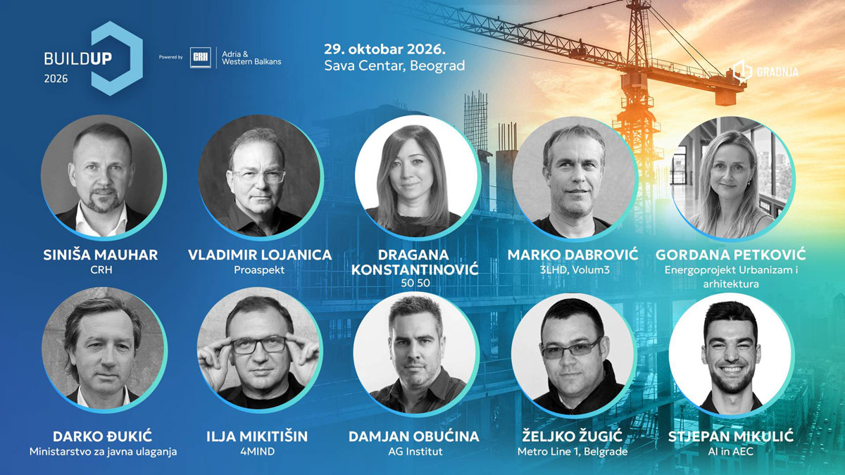 BuildUp 2026 panelisti / baner: Gradnja.rs