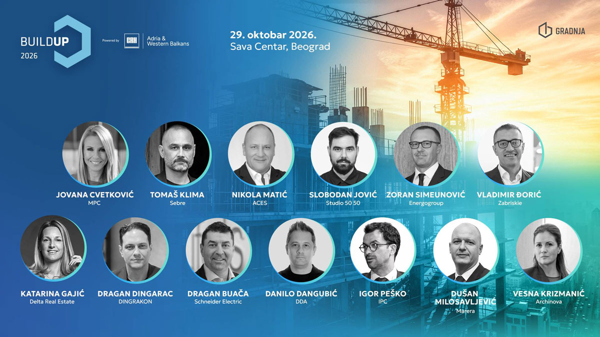 BuildUp 2026 panelisti / baner: Gradnja.rs