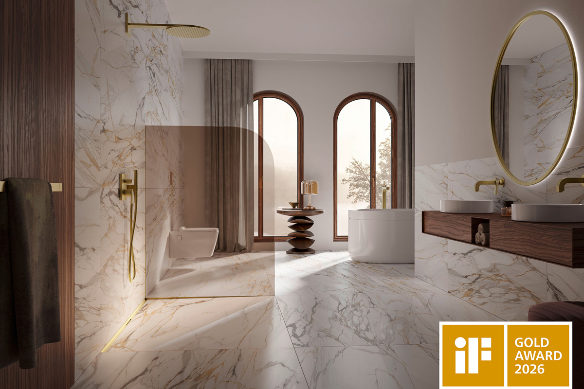 TECEdrainway i TECEneo dobitnici iF Gold Award 2026 / foto: TECE